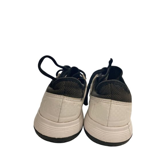 Adidas gw2997  Junior kids Size 2 White Black Mesh Tennis sneakers Shoes - Picture 4 of 8